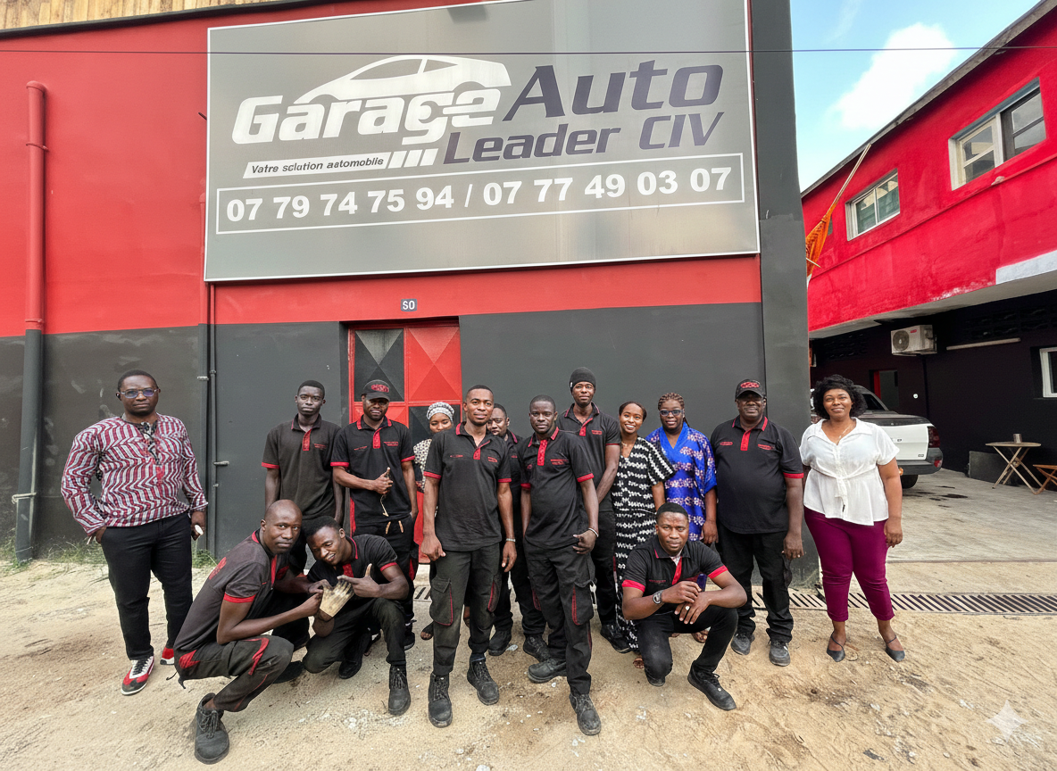 L'équipe de techniciens qualifiés du Garage Auto Leader